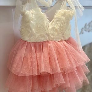 Beautiful tulle baby girl dress